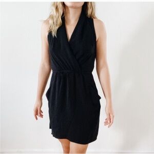 Elegant Black Halter Dress